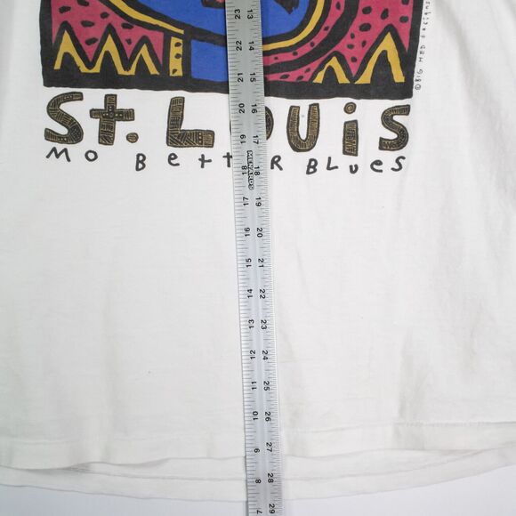 Vintage Spike Lee T Shirt Mo Better Blues Promo Big Hed Designs Single Stitch XL - Picture 13 of 14